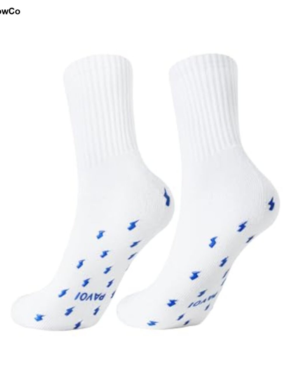 Pilates Socks with Grips Non-Slip Yoga Socks Women Grippy Studio Socks Bamboo